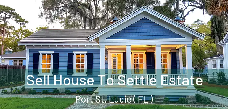  Sell House To Settle Estate Port St. Lucie ( FL )
