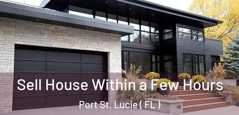  Sell House Within a Few Hours Port St. Lucie ( FL )