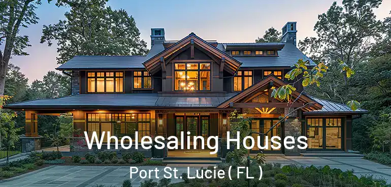  Wholesaling Houses Port St. Lucie ( FL )